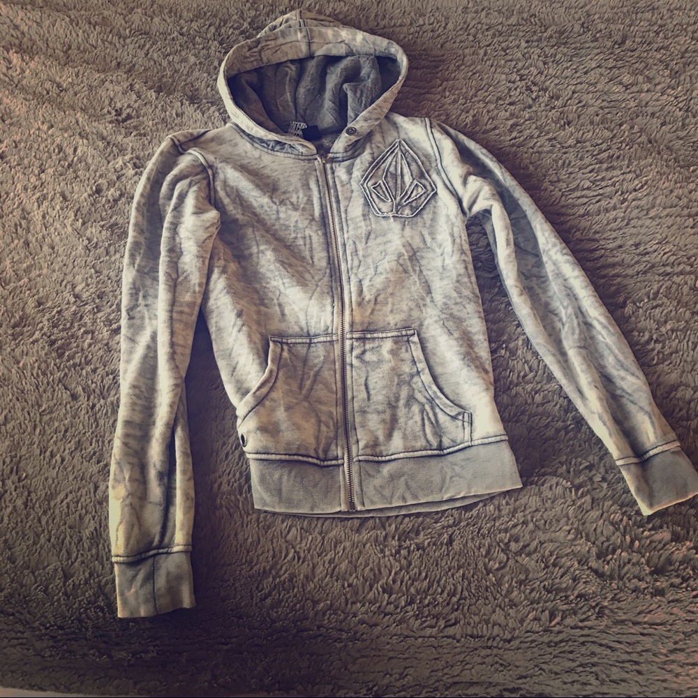 Volcom zip up hoodie. M